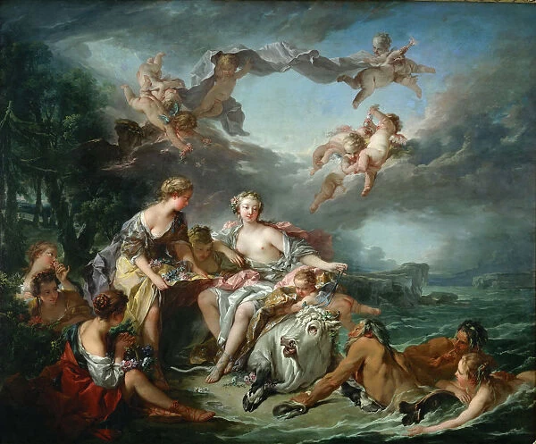 The Rape of Europa. Artist: Boucher, Francois (1703-1770)