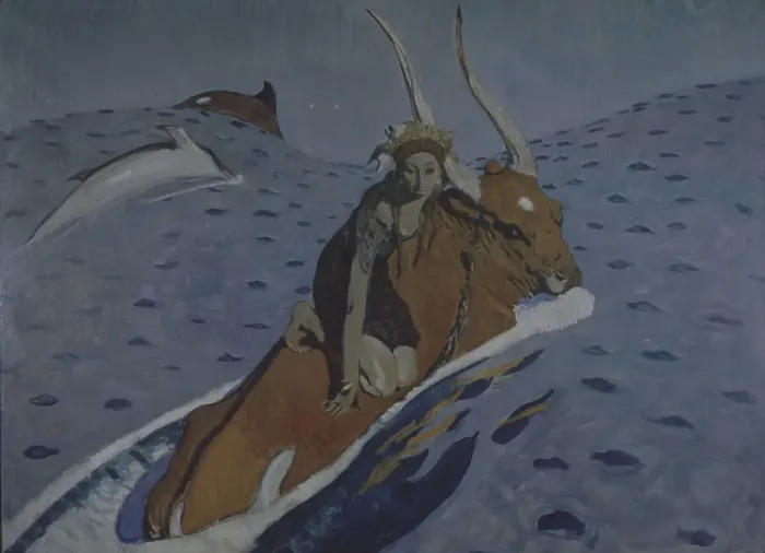 Framed Print : The Rape of Europa. Artist: Serov, Valentin Alexandrovich (1865-1911) Framed Print : The Rape of Europa. Artist: Serov, Valentin Alexandrovich (1865-1911)