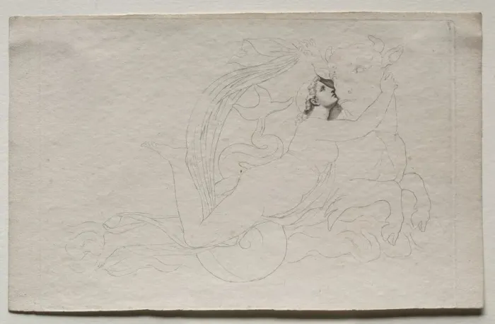 Framed Print : Rape of Europa, c. 1800. Creator: Pierre-Paul Prud hon (French, 1758-1823) Framed Print : Rape of Europa, c. 1800. Creator: Pierre-Paul Prud hon (French, 1758-1823)