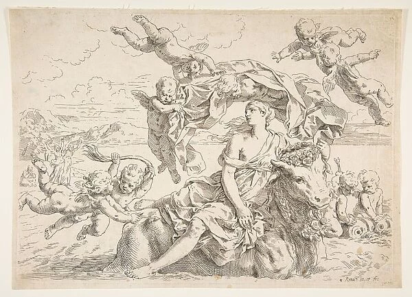 Rape of Europa, ca. 1636. Creator: Simone Cantarini