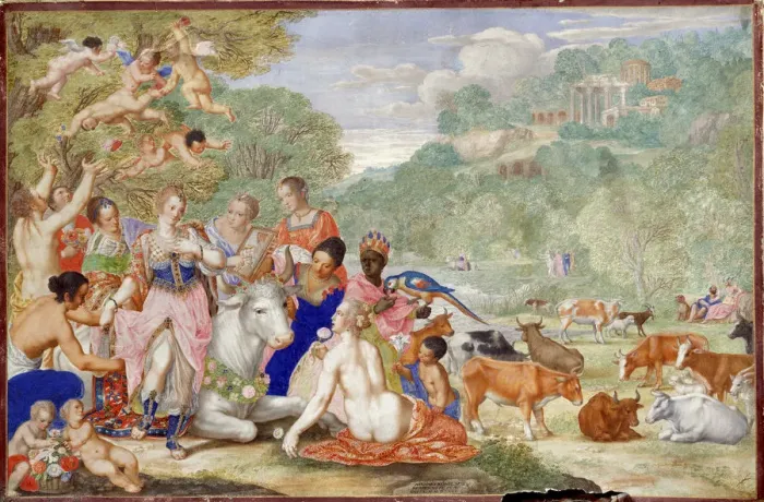 Framed Print : The Rape of Europe, 1621 Framed Print : The Rape of Europe, 1621