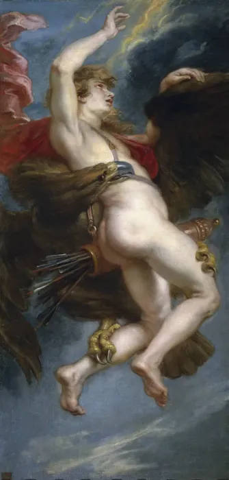 Framed Print : The Rape of Ganymede, 1636-1638. Artist: Rubens, Pieter Paul (1577-1640) Framed Print : The Rape of Ganymede, 1636-1638. Artist: Rubens, Pieter Paul (1577-1640)