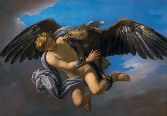 Framed Print : The Rape of Ganymede, 1700. Creator: Gabbiani, Anton Domenico (1652-1726) Framed Print : The Rape of Ganymede, 1700. Creator: Gabbiani, Anton Domenico (1652-1726)