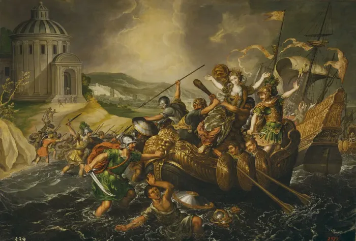 Framed Print : The Rape of Helen, Mid of 17th cen Artist: Corte, Juan de la (1585-1662) Framed Print : The Rape of Helen, Mid of 17th cen Artist: Corte, Juan de la (1585-1662)
