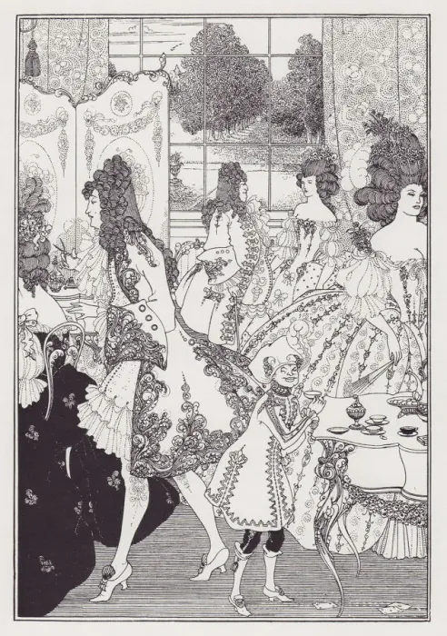 Framed Print : The Rape of the Lock, 1895-1896. Creator: Aubrey Beardsley Framed Print : The Rape of the Lock, 1895-1896. Creator: Aubrey Beardsley