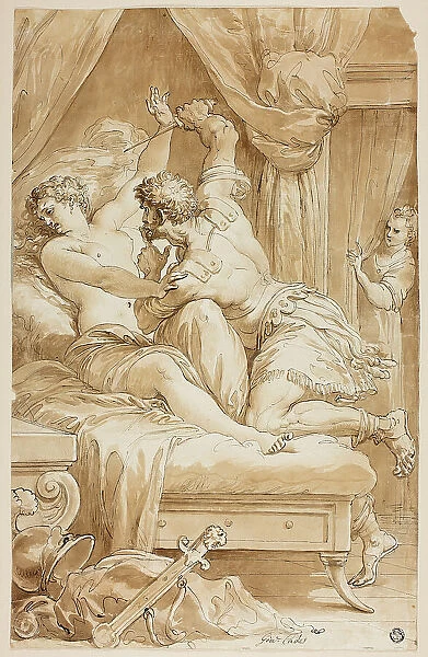 Rape of Lucretia, 1795. Creator: Giuseppe Cades