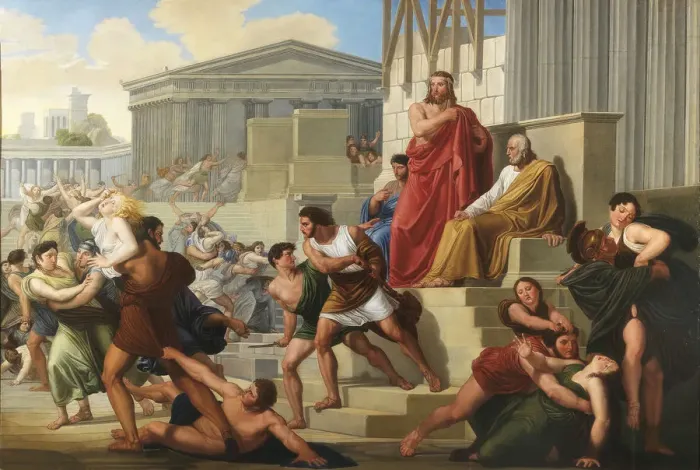 Framed Print : The Rape of the Sabine Women, 1823-1824. Creator: Palagi, Pelagio (1775-1860) Framed Print : The Rape of the Sabine Women, 1823-1824. Creator: Palagi, Pelagio (1775-1860)