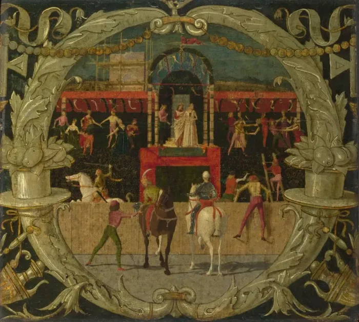 Framed Print : The Rape of the Sabine Women (after the signal), c. 1490. Artist: Morone, Domenico (c. 1442-1518) Framed Print : The Rape of the Sabine Women (after the signal), c. 1490. Artist: Morone, Domenico (c. 1442-1518)