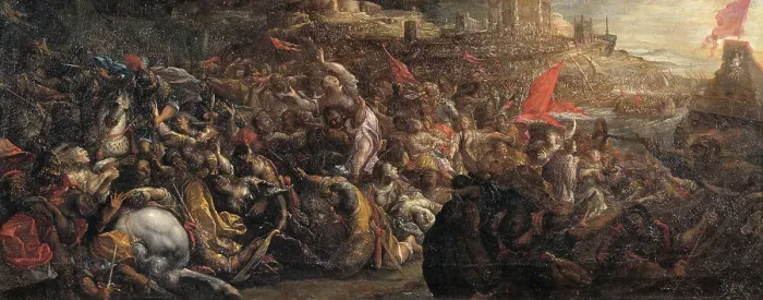 Framed Print : The Rape of the Sabines, 16th century. Creator: Unknown Framed Print : The Rape of the Sabines, 16th century. Creator: Unknown