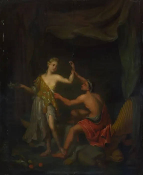 Framed Print : The Rape of Tamar by Amnon, after 1718. Artist: Santvoort, Philip van (active Early 18th cen. ) Framed Print : The Rape of Tamar by Amnon, after 1718. Artist: Santvoort, Philip van (active Early 18th cen. )