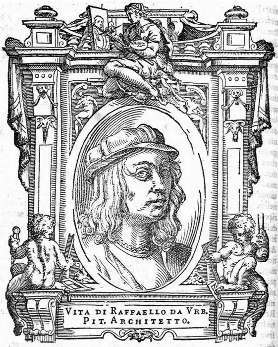 Framed Print : Raphael. From: Giorgio Vasari, The Lives of the Most Excellent Italian Painters, Sculptors, and Architects, 1568. Artist: Anonymous Framed Print : Raphael. From: Giorgio Vasari, The Lives of the Most Excellent Italian Painters, Sculptors, and Architects, 1568. Artist: Anonymous