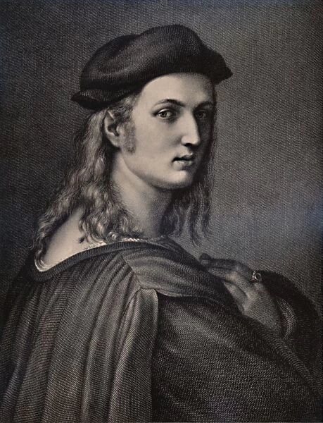 Raphael Sanzio, Italian Renaissance artist, 18th or 19th century (1894). Artist: Raphael Morghen