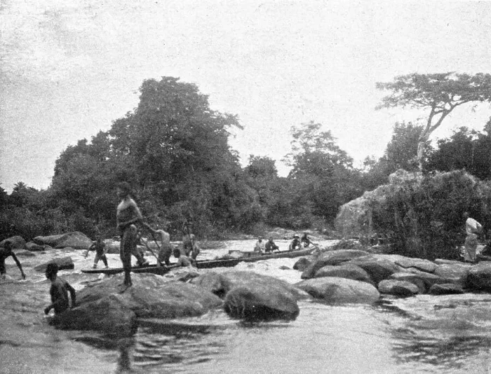 Framed Print : Rapides du M'bomou; L'Ouest Africain, 1914. Creator: Unknown Framed Print : Rapides du M'bomou; L'Ouest Africain, 1914. Creator: Unknown
