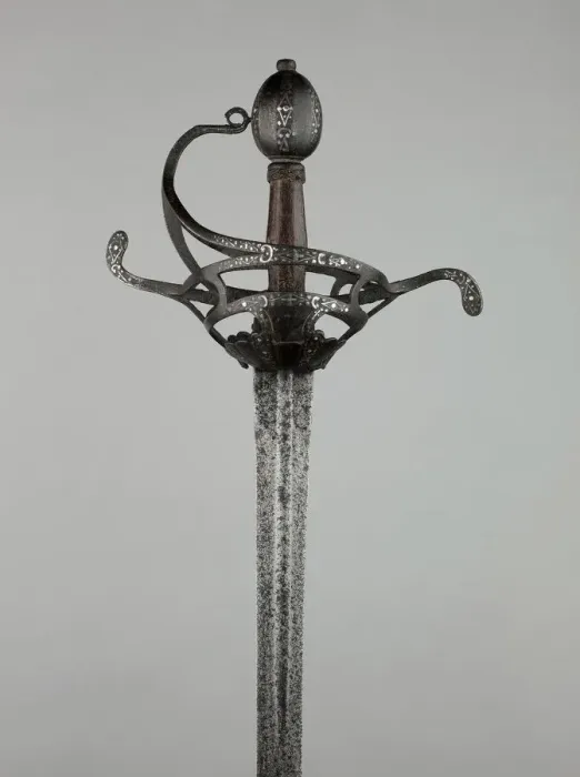 Framed Print : Rapier, England, c. 1630. Creator: Unknown Framed Print : Rapier, England, c. 1630. Creator: Unknown