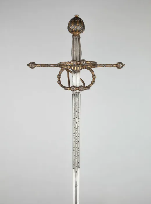 Framed Print : Rapier, Italy, Blade: dated 1616 Hilt: c. 1570. Creator: Unknown Framed Print : Rapier, Italy, Blade: dated 1616 Hilt: c. 1570. Creator: Unknown