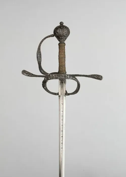 Framed Print : Rapier and Scabbard, Flanders, c. 1630. Creator: Unknown Framed Print : Rapier and Scabbard, Flanders, c. 1630. Creator: Unknown