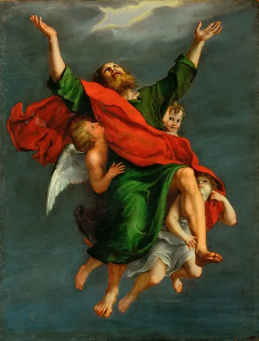 Framed Print : The Rapture of Saint Paul, ca 1606-1608. Creator: Domenichino (1581-1641) Framed Print : The Rapture of Saint Paul, ca 1606-1608. Creator: Domenichino (1581-1641)