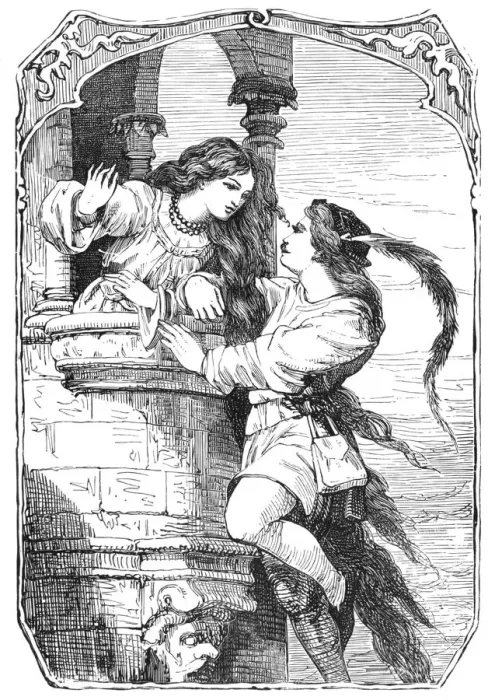 Framed Print : Rapunzel, 1901. Artist: Edward Henry Wehnert Framed Print : Rapunzel, 1901. Artist: Edward Henry Wehnert