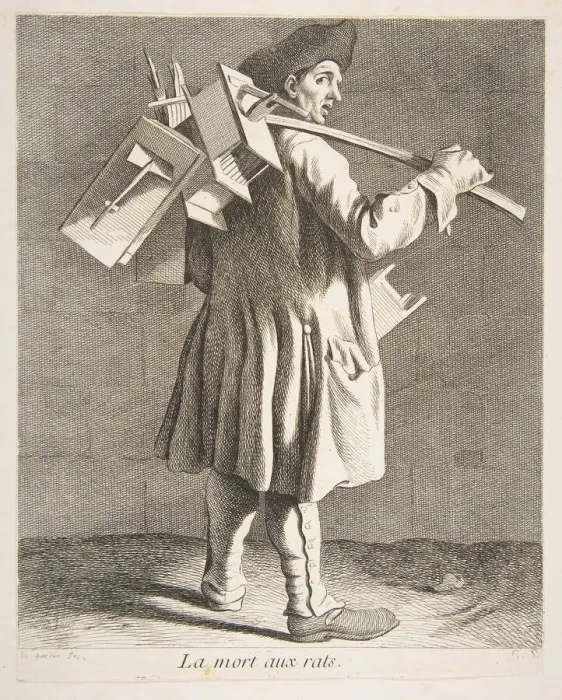 Framed Print : The Rat Catcher, 1746. Creator: Caylus, Anne-Claude-Philippe de Framed Print : The Rat Catcher, 1746. Creator: Caylus, Anne-Claude-Philippe de