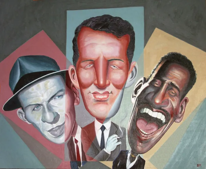 Framed Print : The Rat Pack-2. Creator: Dan Springer Framed Print : The Rat Pack-2. Creator: Dan Springer