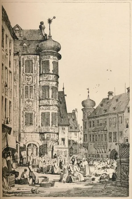 Framed Print : Ratisbon, c1820 (1915). Artist: Samuel Prout