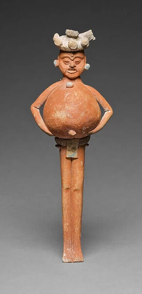 Rattle in the Form of a Mythological Figure, A. D. 650  /  800. Creator: Unknown