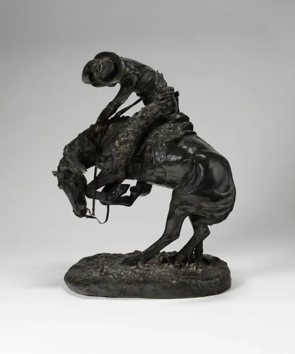 Framed Print : The Rattlesnake, Modeled 1905, cast 1918. Creator: Frederic Remington Framed Print : The Rattlesnake, Modeled 1905, cast 1918. Creator: Frederic Remington