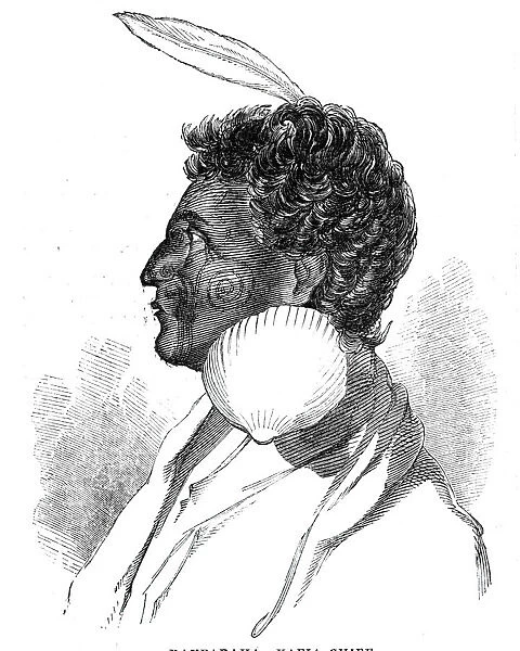 Rauparaha - Kafia Chief, 1844. Creator: Unknown