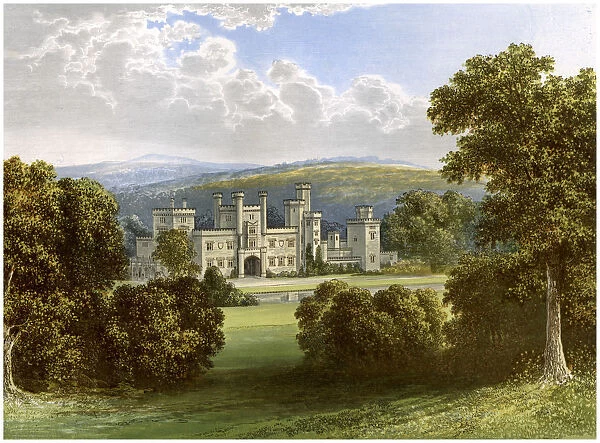 Ravensworth Castle, County Durham, home of the Earl of Ravensworth, c1880
