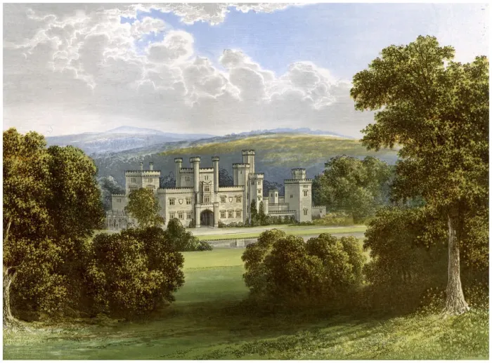 Framed Print : Ravensworth Castle, County Durham, home of the Earl of Ravensworth, c1880 Framed Print : Ravensworth Castle, County Durham, home of the Earl of Ravensworth, c1880