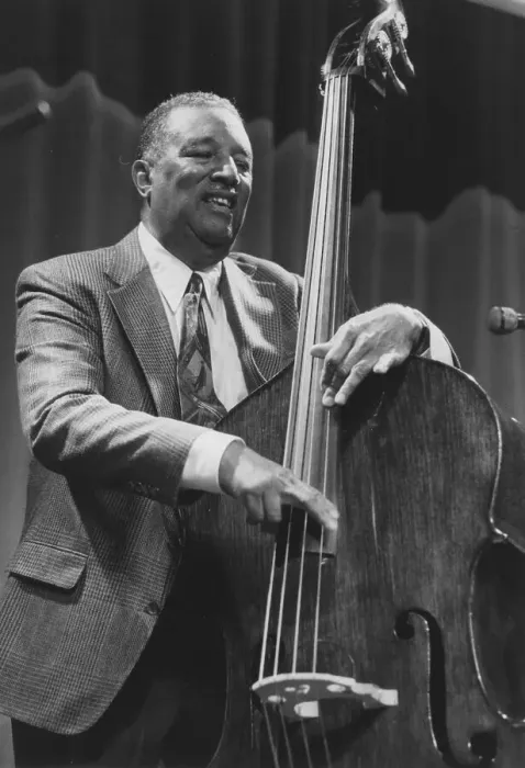 Framed Print : Ray Brown, North Sea Jazz Festival, 1993. Creator: Brian Foskett Framed Print : Ray Brown, North Sea Jazz Festival, 1993. Creator: Brian Foskett