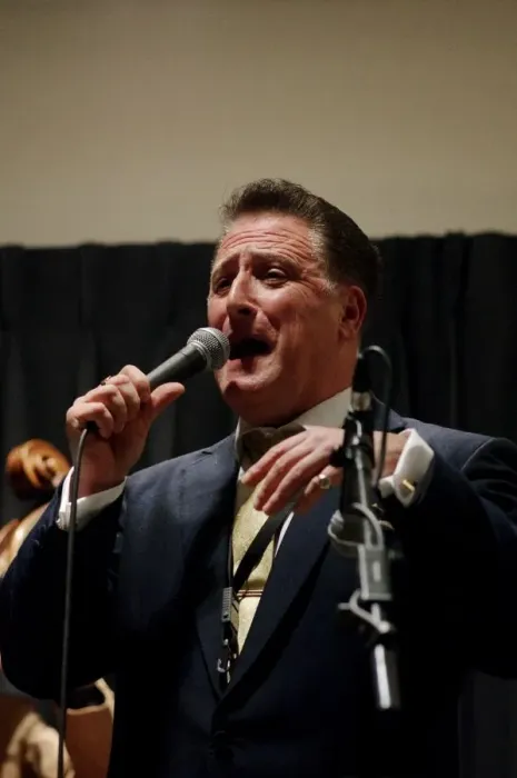 Framed Print : Ray Gelato, Watermill Jazz Club, Dorking, Surrey, Jan 2016. Artist: Brian O Connor Framed Print : Ray Gelato, Watermill Jazz Club, Dorking, Surrey, Jan 2016. Artist: Brian O Connor