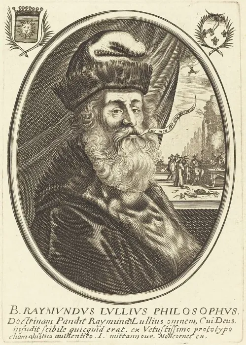 Framed Print : Raymond Lulle. Creator: Balthasar Moncornet Framed Print : Raymond Lulle. Creator: Balthasar Moncornet