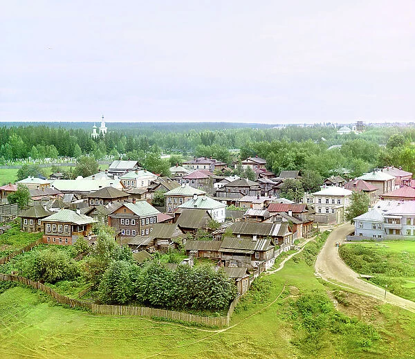 Razgulay, outskirts of the city of Perm, 1910. Creator: Sergey Mikhaylovich Prokudin-Gorsky