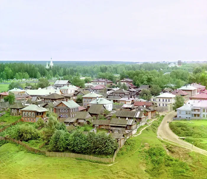 Framed Print : Razgulay, outskirts of the city of Perm, 1910. Creator: Sergey Mikhaylovich Prokudin-Gorsky Framed Print : Razgulay, outskirts of the city of Perm, 1910. Creator: Sergey Mikhaylovich Prokudin-Gorsky