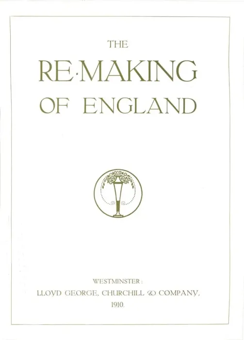 Framed Print : The Re-Making of England, 1910