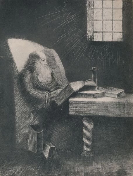 The Reader, c. 1892, (1946). Artist: Odilon Redon