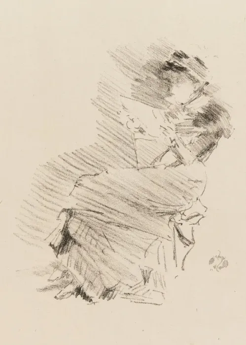 Framed Print : Reading, 1879 and 1887. Creator: James Abbott McNeill Whistler Framed Print : Reading, 1879 and 1887. Creator: James Abbott McNeill Whistler