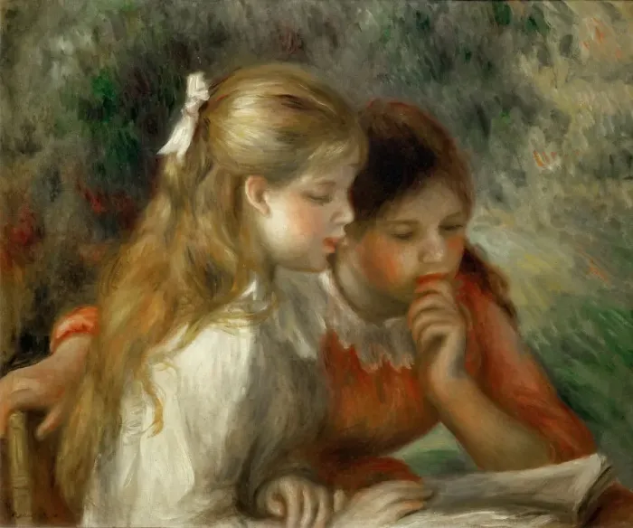 Framed Print : The Reading, 1892 Framed Print : The Reading, 1892