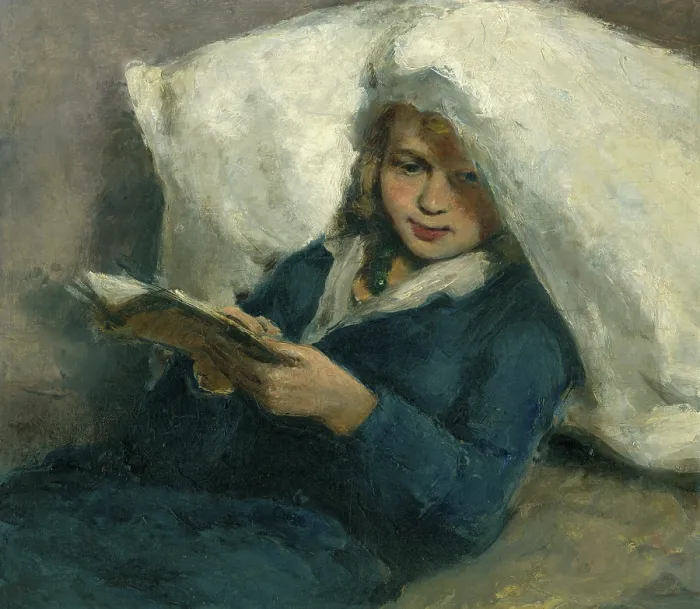 Framed Print : Reading, 1920-1930. Creator: Bohuslav Kozak Framed Print : Reading, 1920-1930. Creator: Bohuslav Kozak