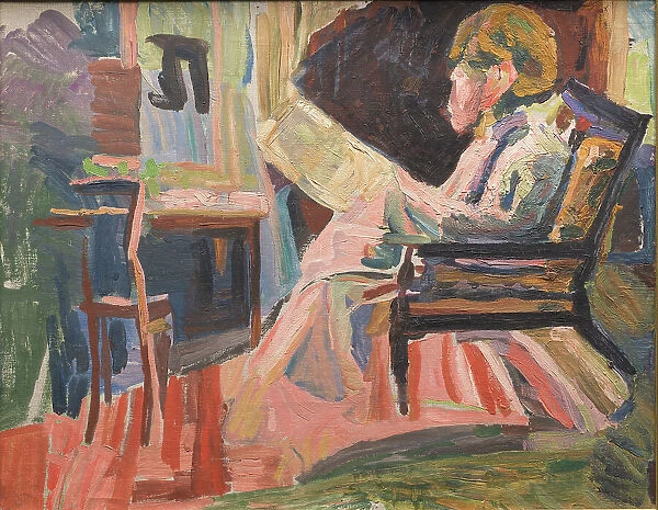 Reading Figure, 1941. Creator: Niels Larsen Stevns