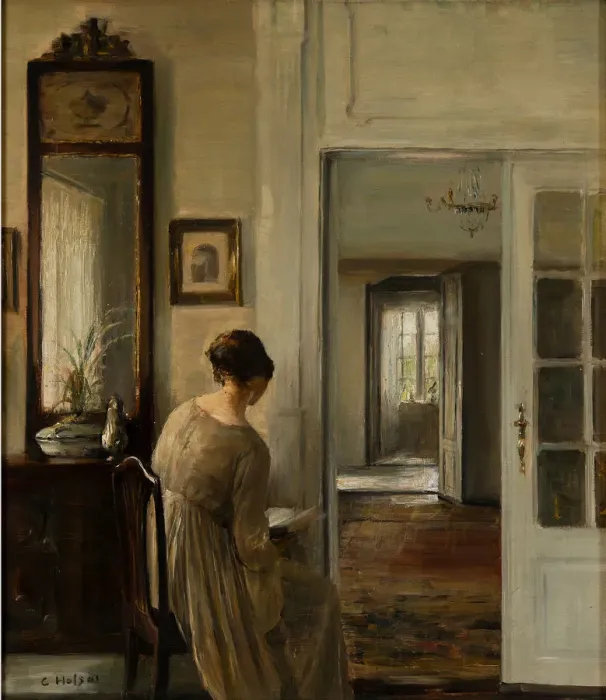 Framed Print : Reading. The Painters Wife Framed Print : Reading. The Painters Wife