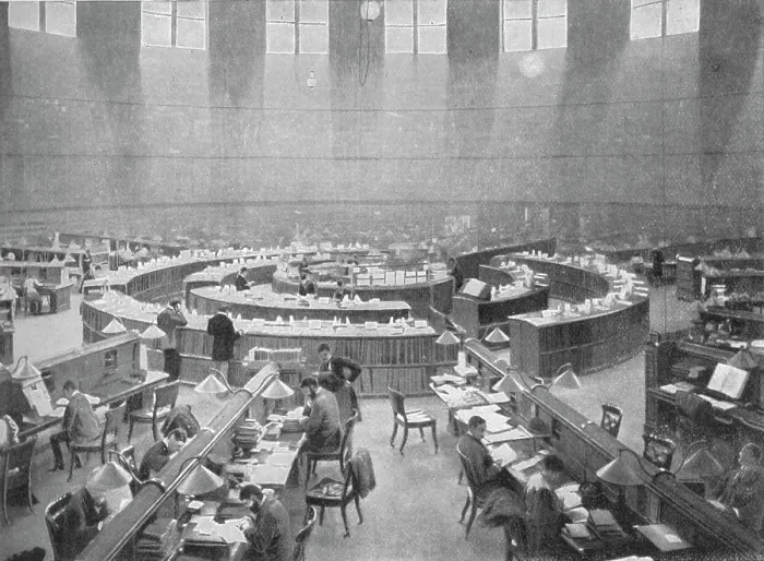 Framed Print : The Reading Room at the British Museum, London, c1903 (1903) Framed Print : The Reading Room at the British Museum, London, c1903 (1903)