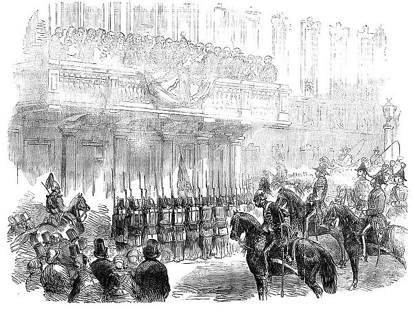 The Reading of the Royal Proclamation of Peace at Dublin, 1856. Creator: Unknown