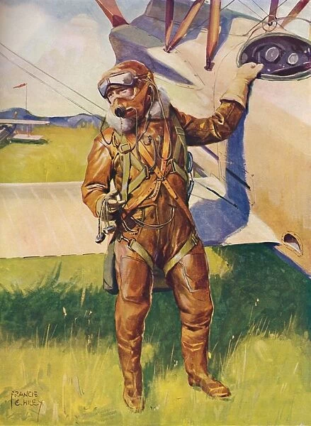 Ready for a High-Altitude Flight, 1927