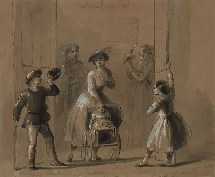 Framed Print : The Real Master on the House, 1825-1870. Creator: Alfred Jacob Miller Framed Print : The Real Master on the House, 1825-1870. Creator: Alfred Jacob Miller