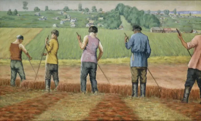 Framed Print : The Reapers, 1930s. Artist: Klyun, Ivan Vassilyevich (1873-1942) Framed Print : The Reapers, 1930s. Artist: Klyun, Ivan Vassilyevich (1873-1942)