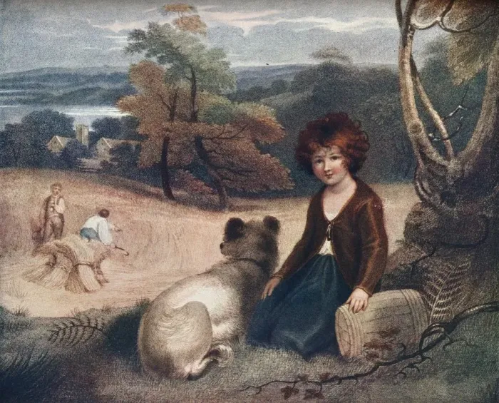 Framed Print : The Reapers Child, 18th century, (1912). Artist: Marino Bovi Framed Print : The Reapers Child, 18th century, (1912). Artist: Marino Bovi