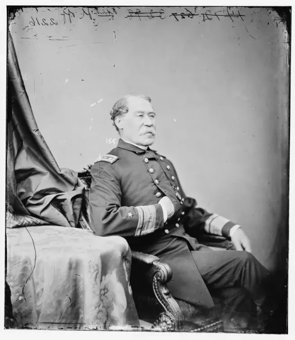 Framed Print : Rear Admiral Henry Kuhn Hoff, US Navy, between 1860 and 1875. Creator: Unknown Framed Print : Rear Admiral Henry Kuhn Hoff, US Navy, between 1860 and 1875. Creator: Unknown