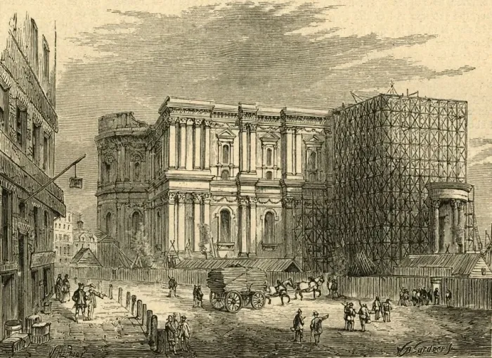 Framed Print : The Rebuilding of St. Paul s, (1897). Creator: Unknown Framed Print : The Rebuilding of St. Paul s, (1897). Creator: Unknown